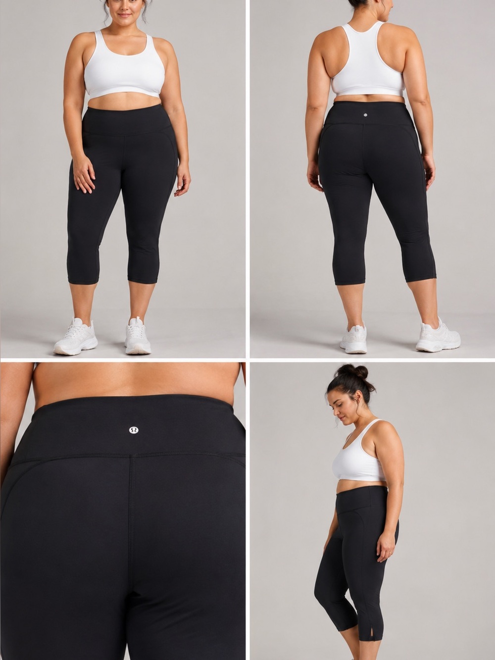 Lululemon Wunder Under Crop (Hi-Rise) *Full-On Luxtreme 21"
Black size 14